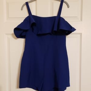 Royal blue romper
